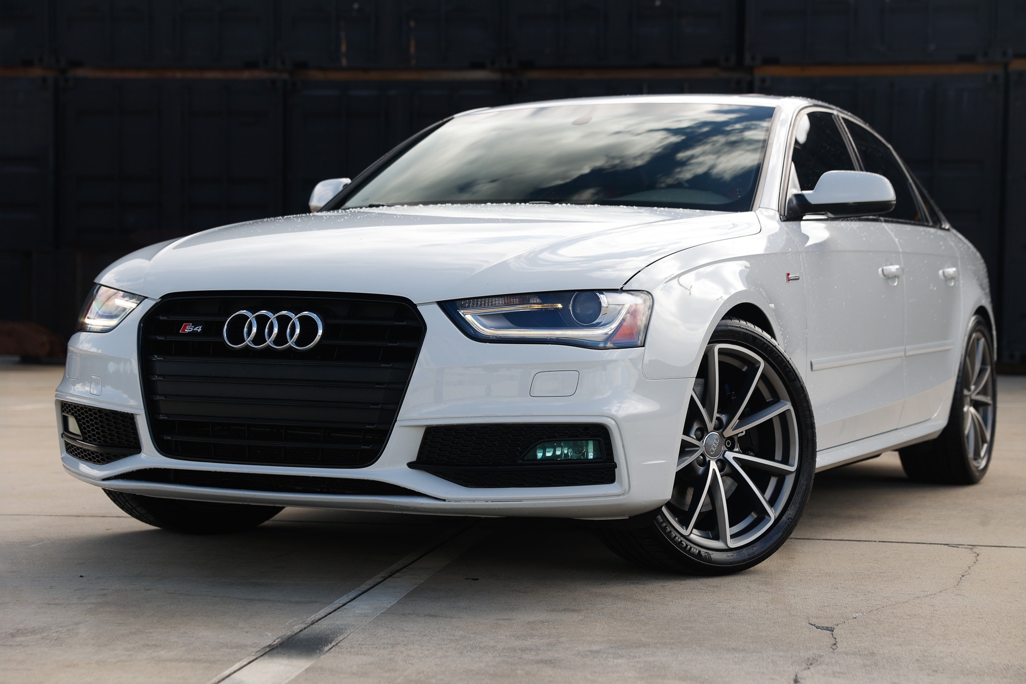 White 2016 Audi S4 Sedan All-Wheel Drive Automatic