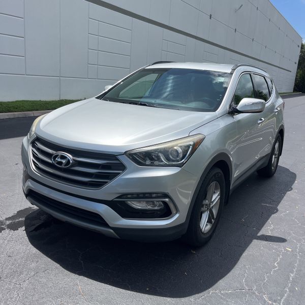 Gray 2018 Hyundai Santa Fe Sport SUV / Crossover Front-Wheel Drive 8-Speed Automatic