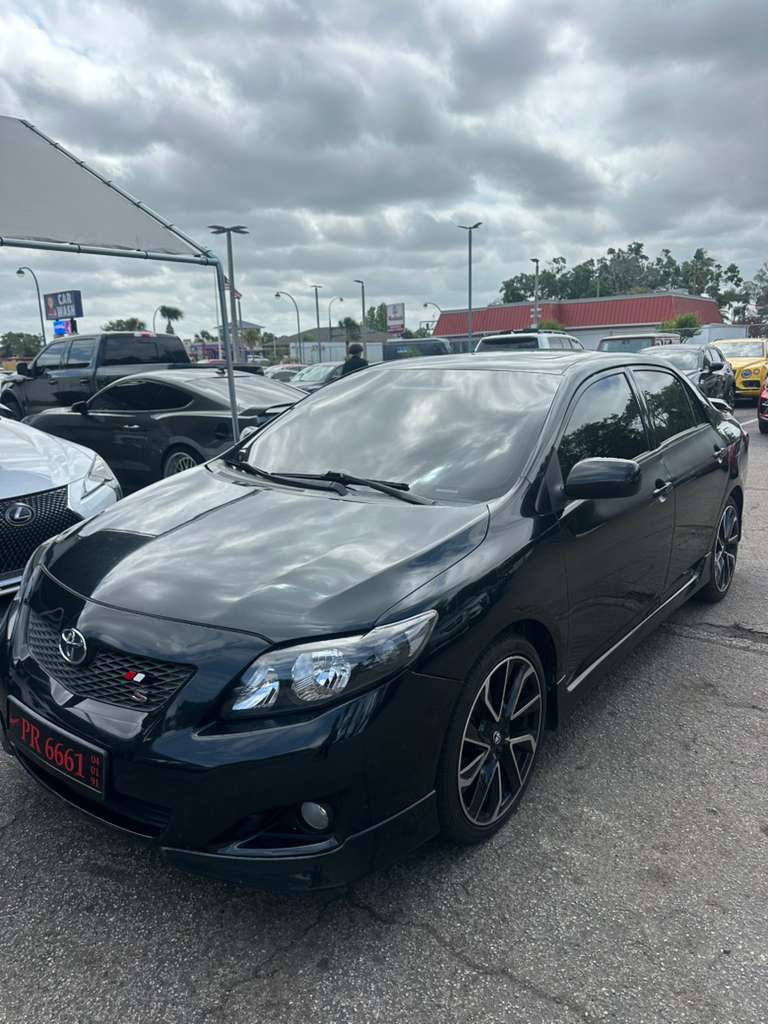 Black 2009 Toyota Corolla Base Sedan Front-Wheel Drive 5-Speed Manual