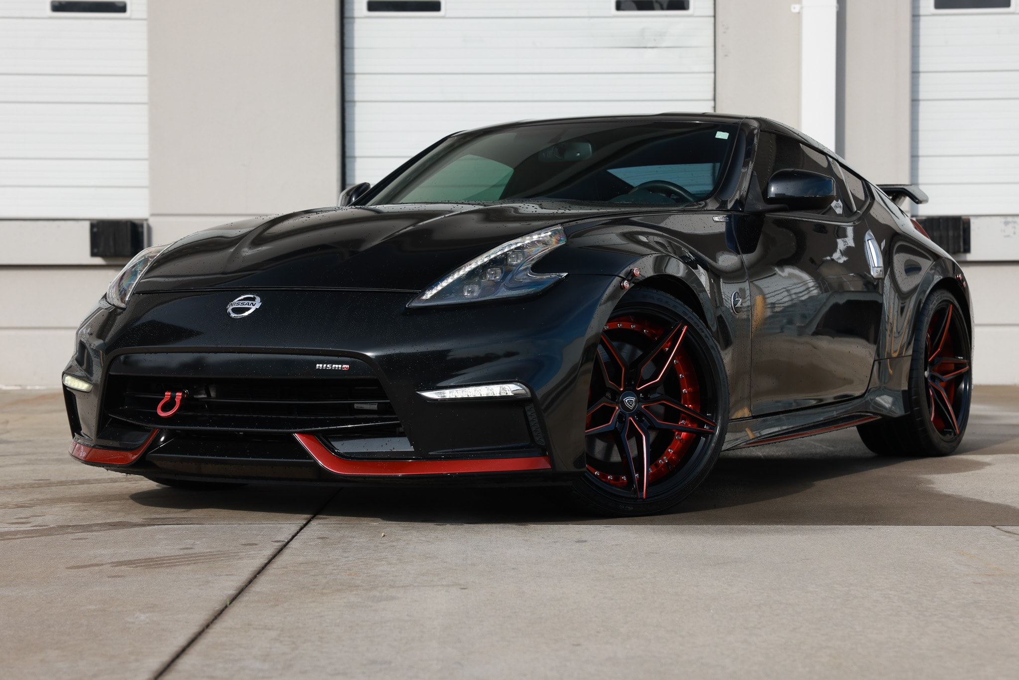 Black 2016 Nissan 370Z Coupe Rear-Wheel Drive 6-Speed Manual