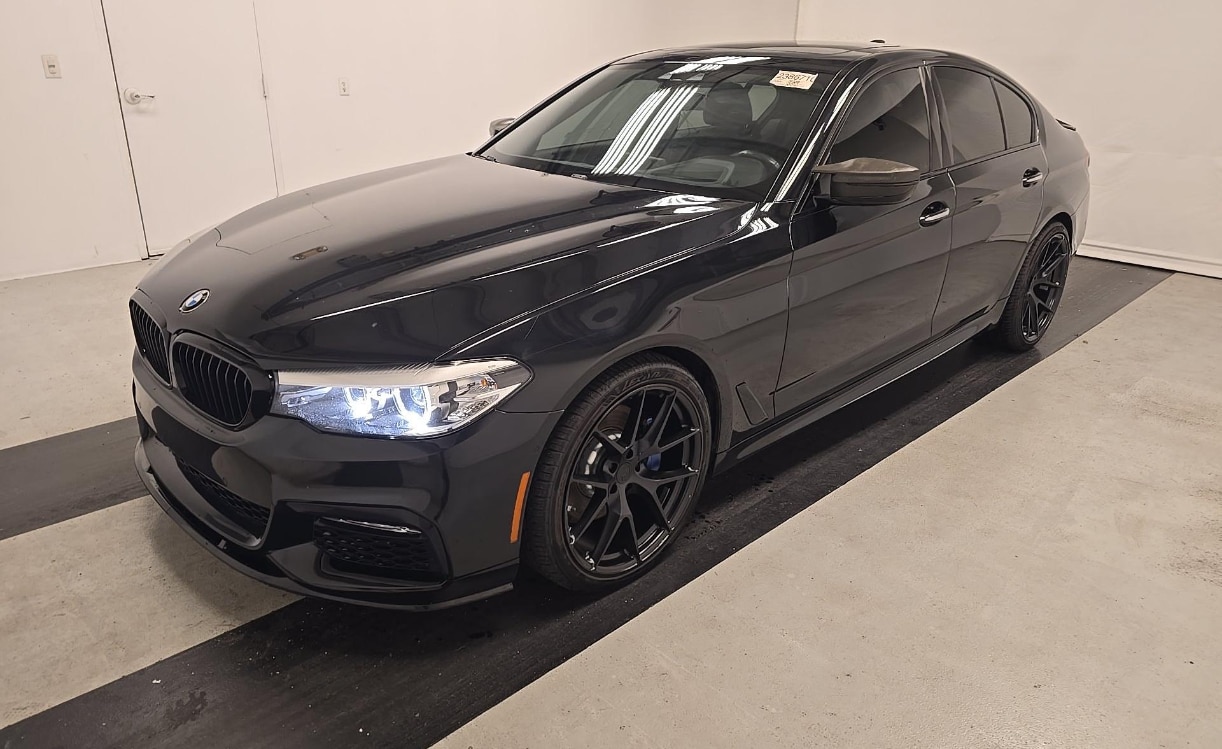 Black 2018 BMW 5 Series Sedan All-Wheel Drive 8-Speed Automatic