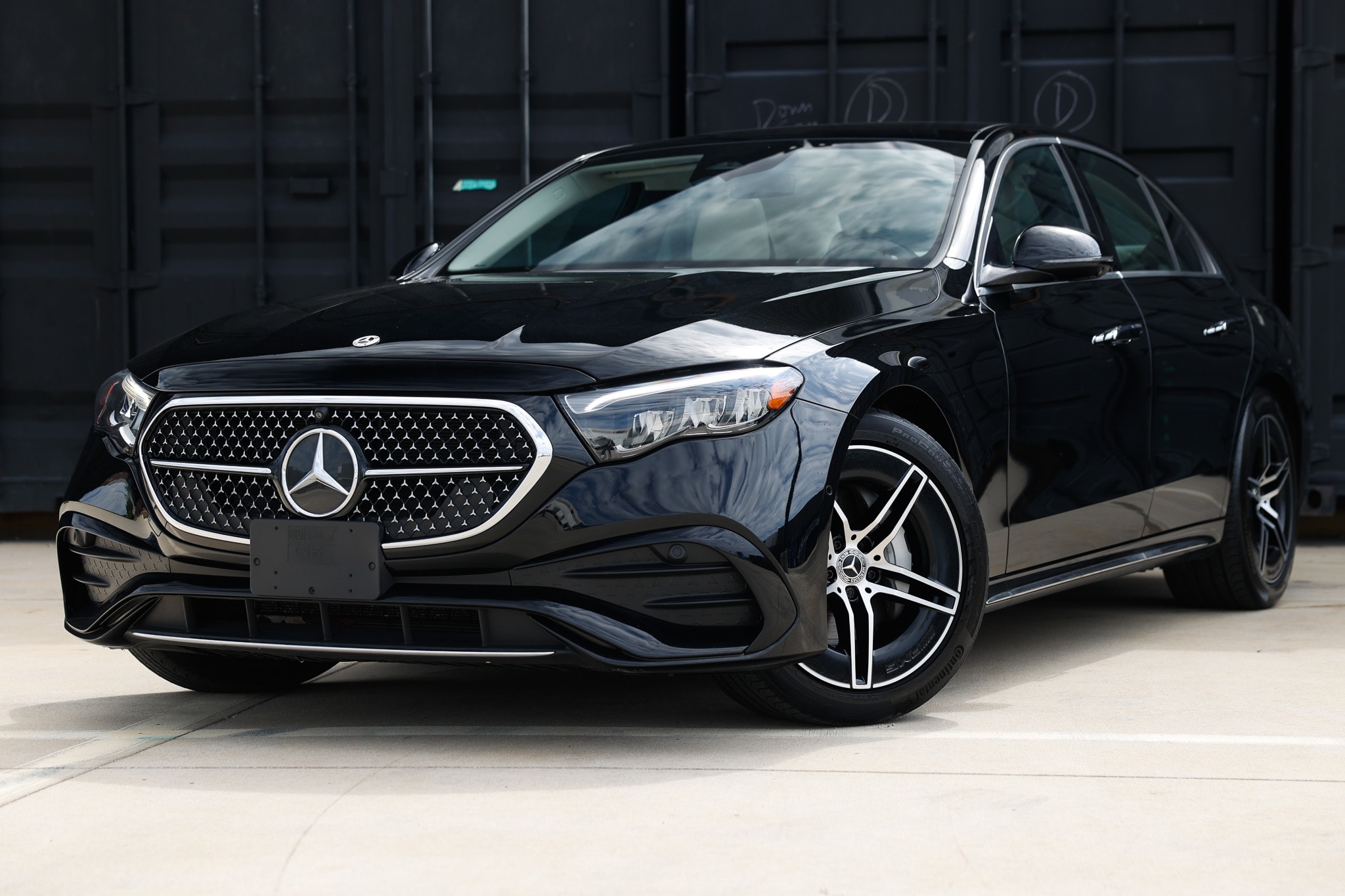 Black 2025 Mercedes-Benz E-Class Sedan Rear-Wheel Drive 9-Speed Automatic