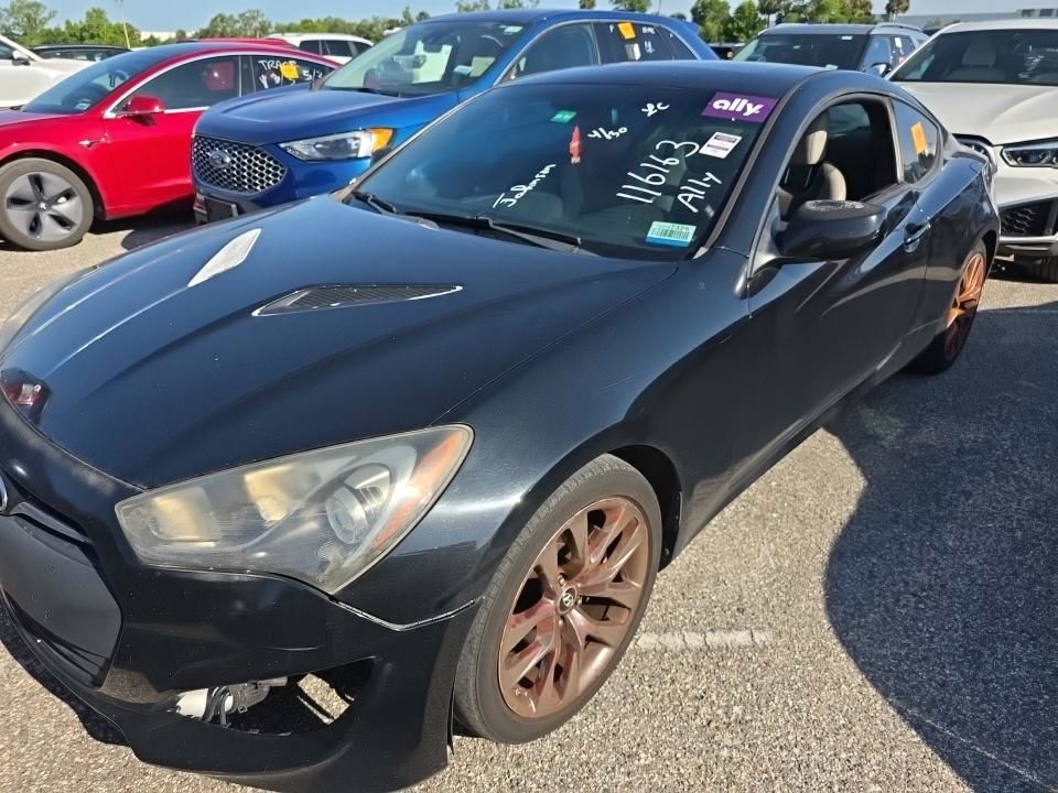 Black 2014 Hyundai Genesis Coupe 2.0T RWD Coupe Rear-Wheel Drive 8-Speed Automatic