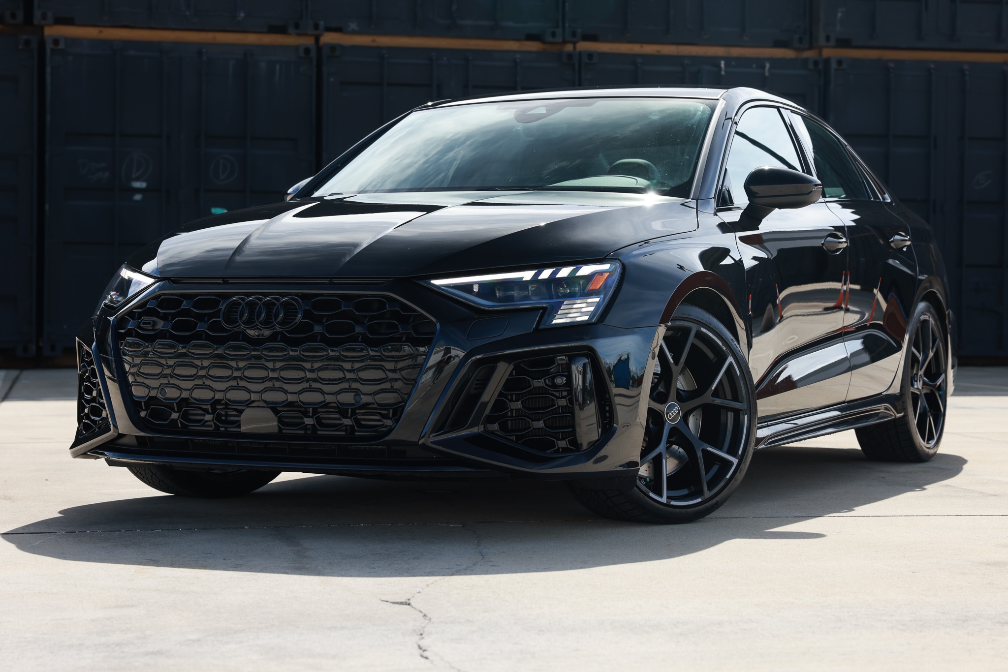 Black 2022 Audi RS 3 Sedan All-Wheel Drive 7-Speed Automatic