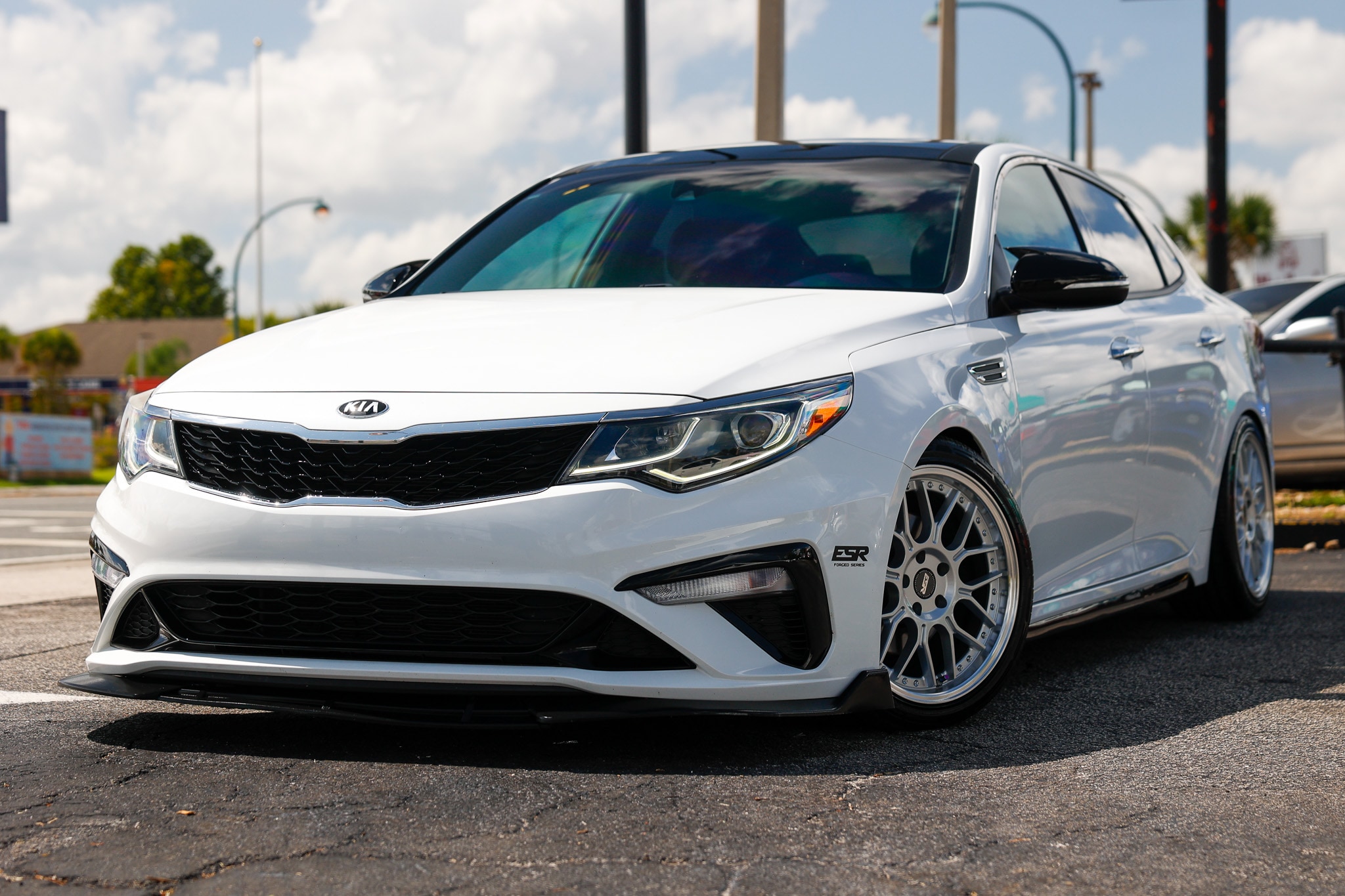 White 2020 Kia Optima Sedan  6-Speed Automatic