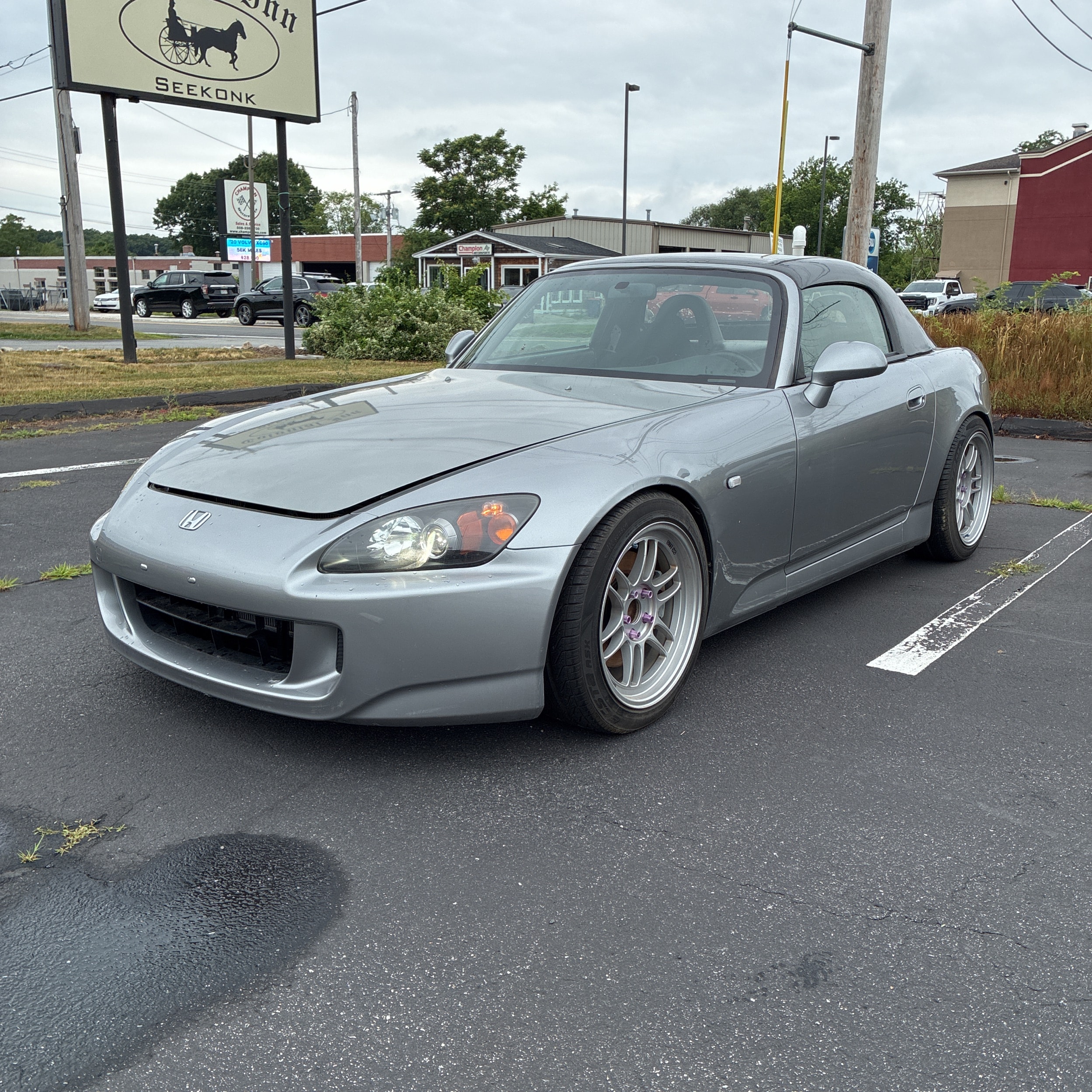 Silver 2005 Honda S2000 Convertible Rear-Wheel Drive 6-Speed Manual