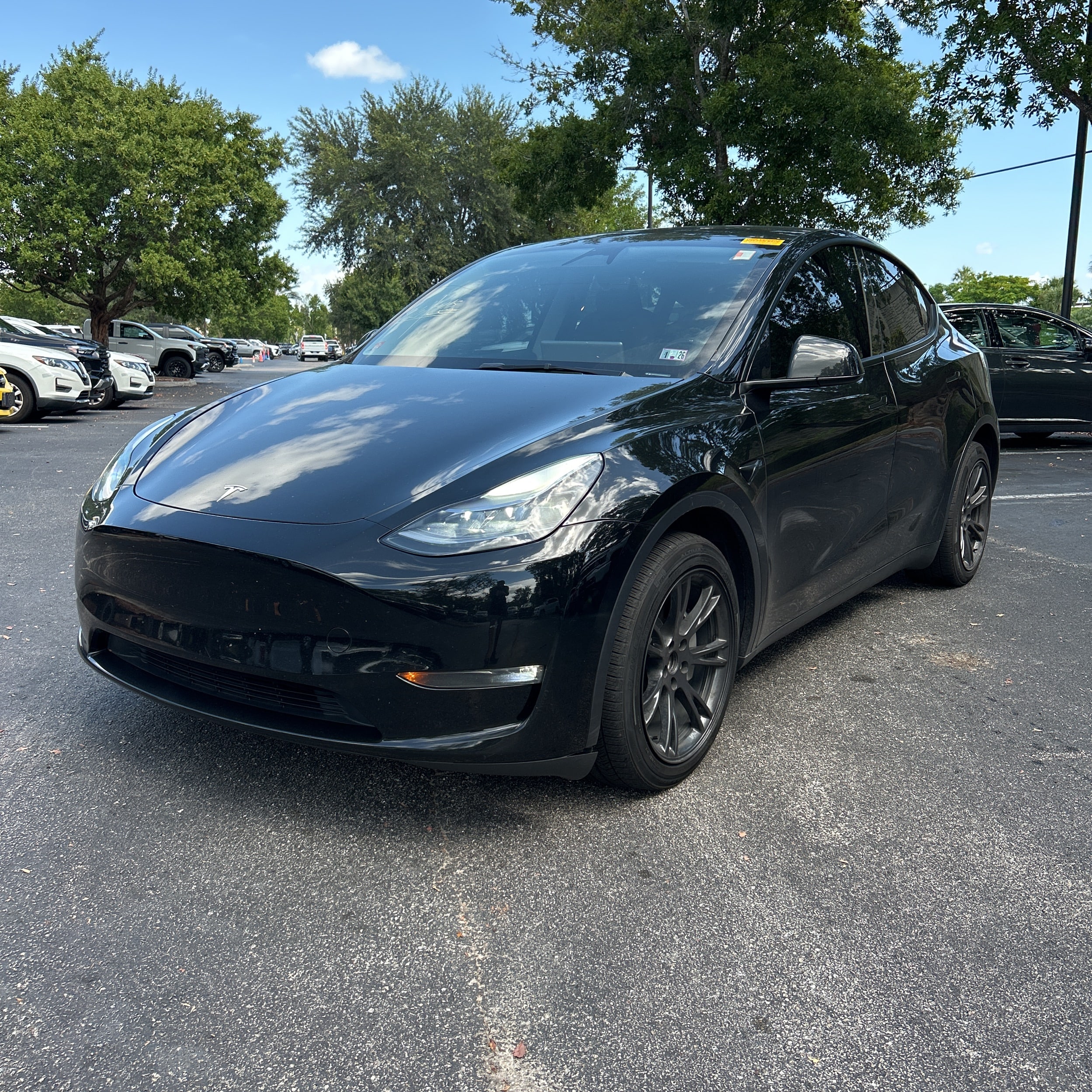 Black 2025 Tesla Model Y SUV / Crossover All-Wheel Drive 1-Speed Automatic