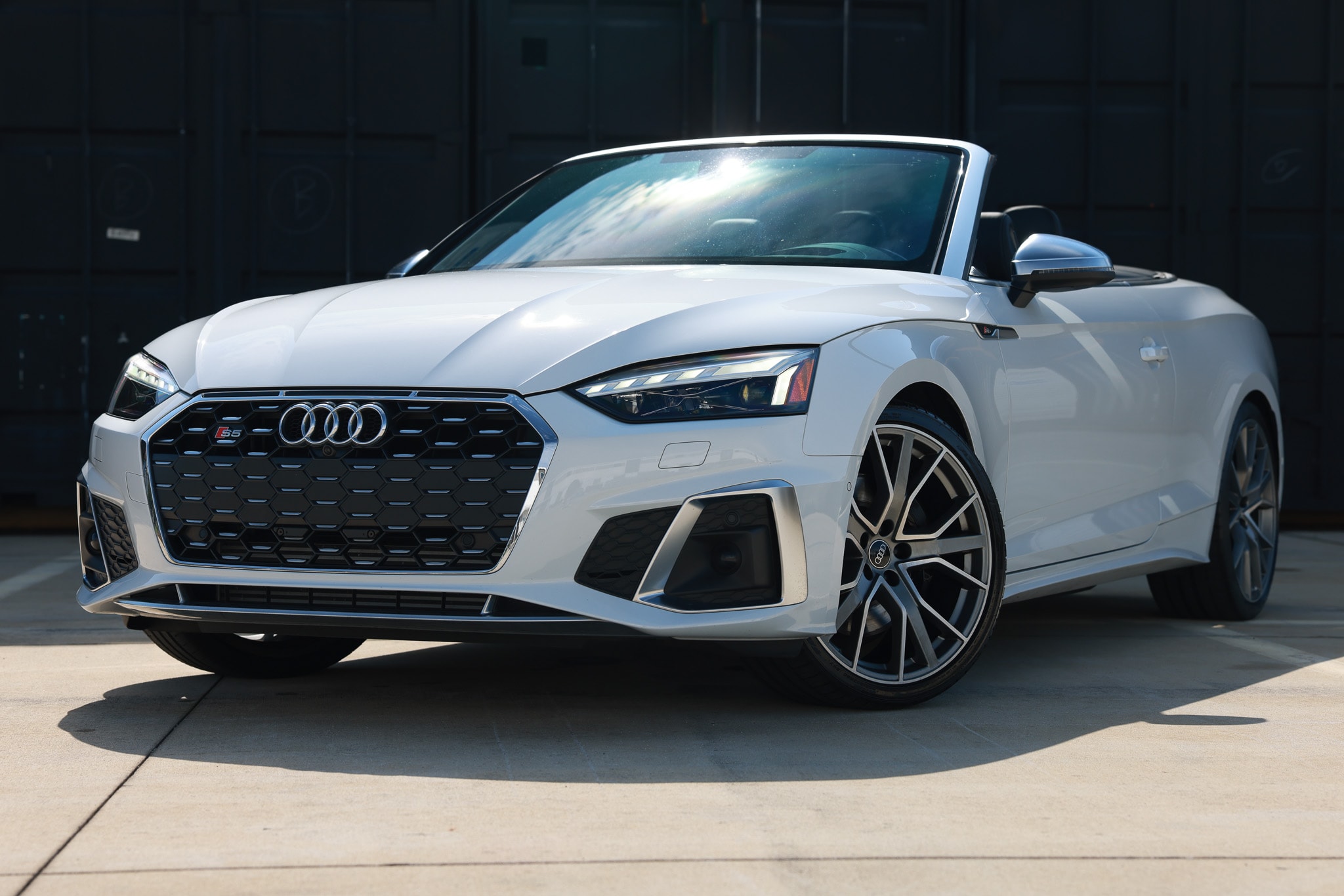 White 2022 Audi S5 Convertible All-Wheel Drive 8-Speed Automatic