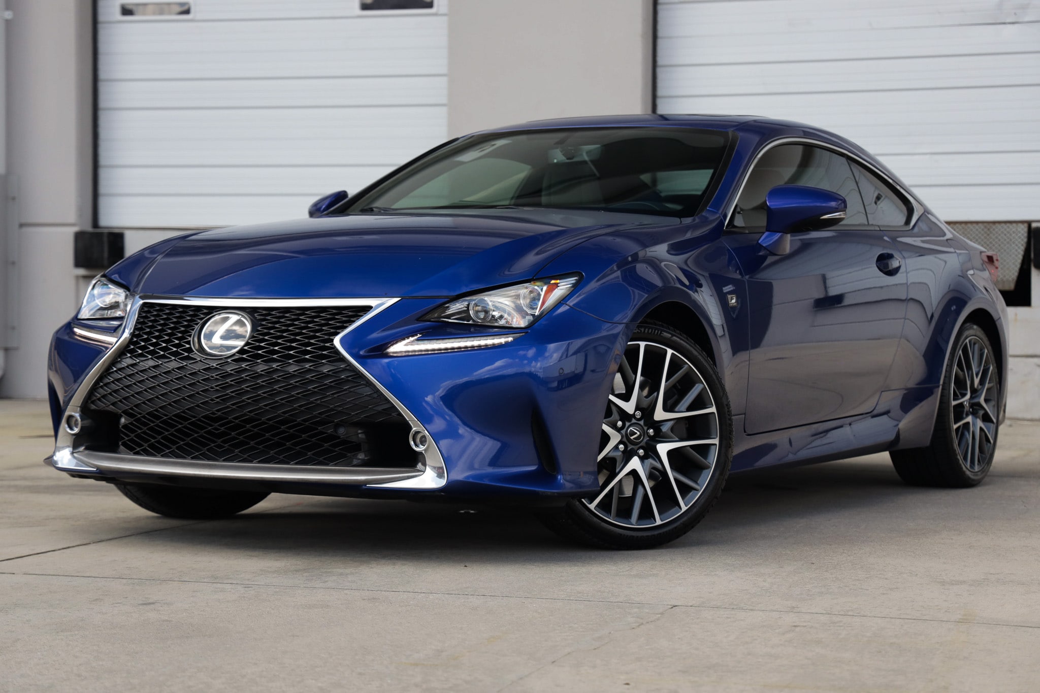 Blue 2015 Lexus RC Coupe Rear-Wheel Drive 8-Speed Automatic