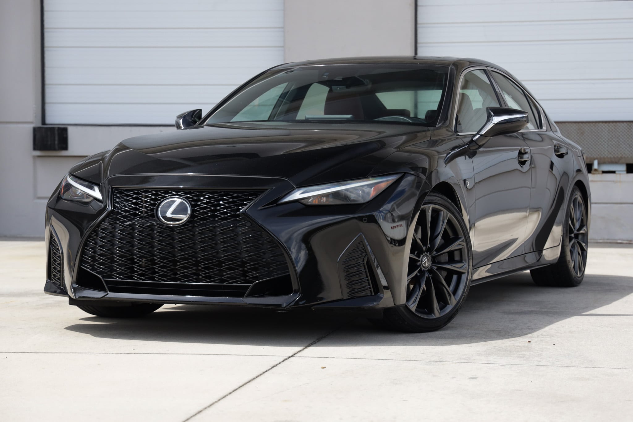 Black 2021 Lexus IS Sedan Rear-Wheel Drive 8-Speed Automatic