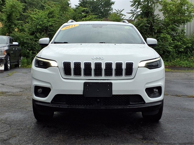 Used 2021 Jeep Cherokee Latitude Plus with VIN 1C4PJMLB4MD182915 for sale in Bedford, MA