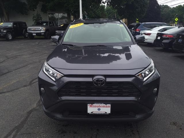 Used 2019 Toyota RAV4 XLE with VIN JTMP1RFV3KJ017018 for sale in Bedford, MA