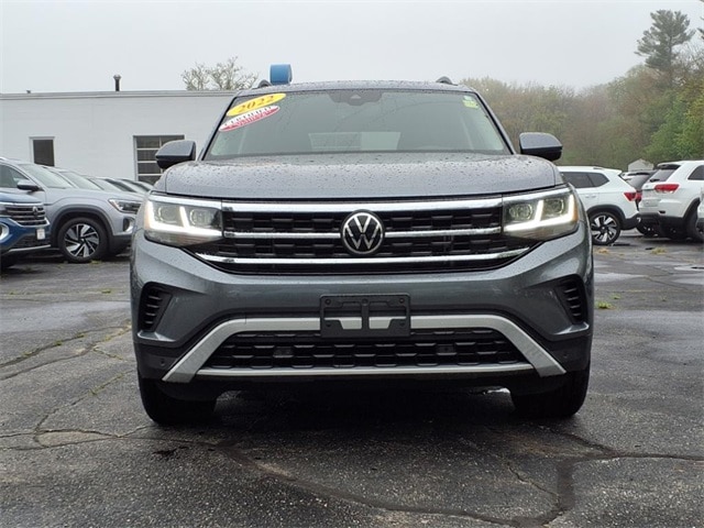 Used 2022 Volkswagen Atlas SEL with VIN 1V2BR2CA5NC556856 for sale in Bedford, MA