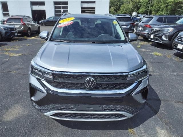 Certified 2023 Volkswagen Taos SE with VIN 3VVEX7B27PM351442 for sale in Bedford, MA