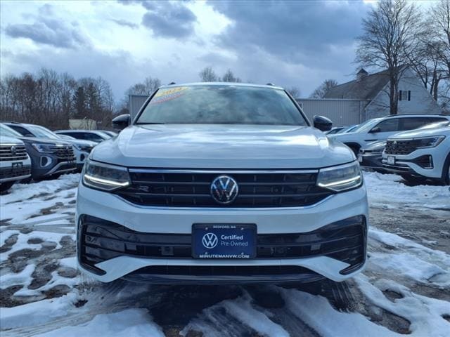 Certified 2024 Volkswagen Tiguan SE R-LINE BLACK with VIN 3VV8B7AX4RM150884 for sale in Bedford, MA
