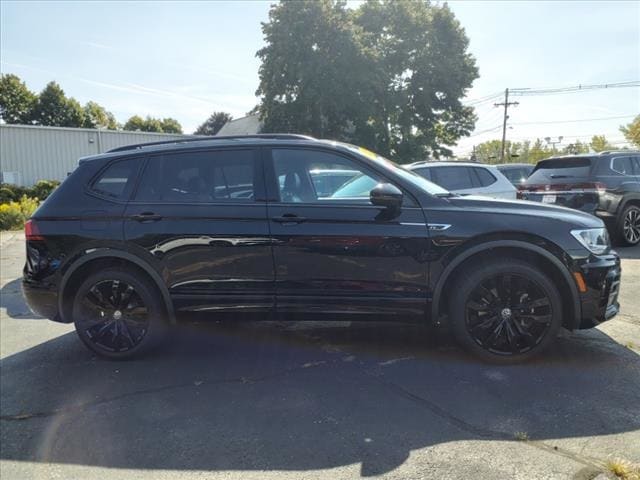 Certified 2021 Volkswagen Tiguan SE R-LINE BLACK with VIN 3VV2B7AXXMM122652 for sale in Bedford, MA