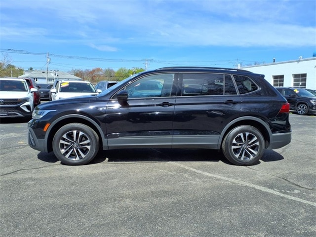 Certified 2022 Volkswagen Tiguan S with VIN 3VV0B7AX1NM108549 for sale in Bedford, MA
