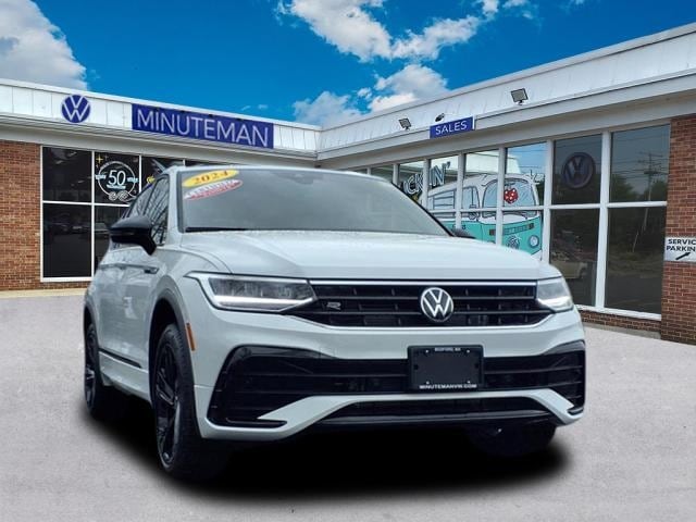 Certified 2024 Volkswagen Tiguan SE R-LINE BLACK with VIN 3VV8B7AX9RM169138 for sale in Bedford, MA