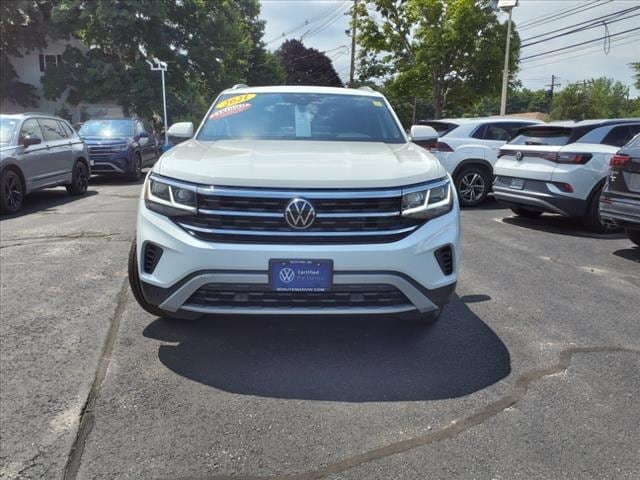 Certified 2021 Volkswagen Atlas Cross Sport SEL with VIN 1V2BC2CA1MC211629 for sale in Bedford, MA