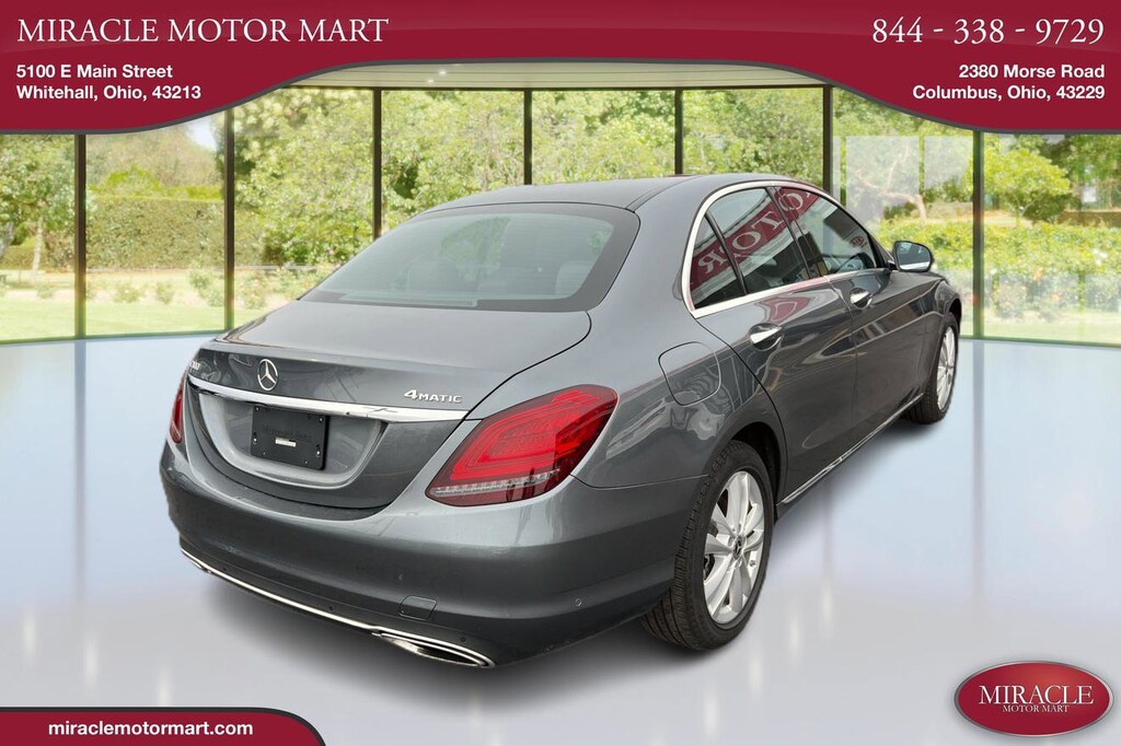 Used 2019 Mercedes-Benz C-Class C 300 - Pano Roof AWD Blindspot Monitor Bluetooth Sedan