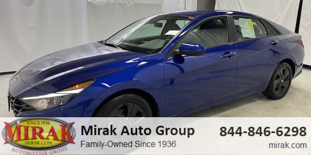 2021 Hyundai Elantra Hybrid Blue