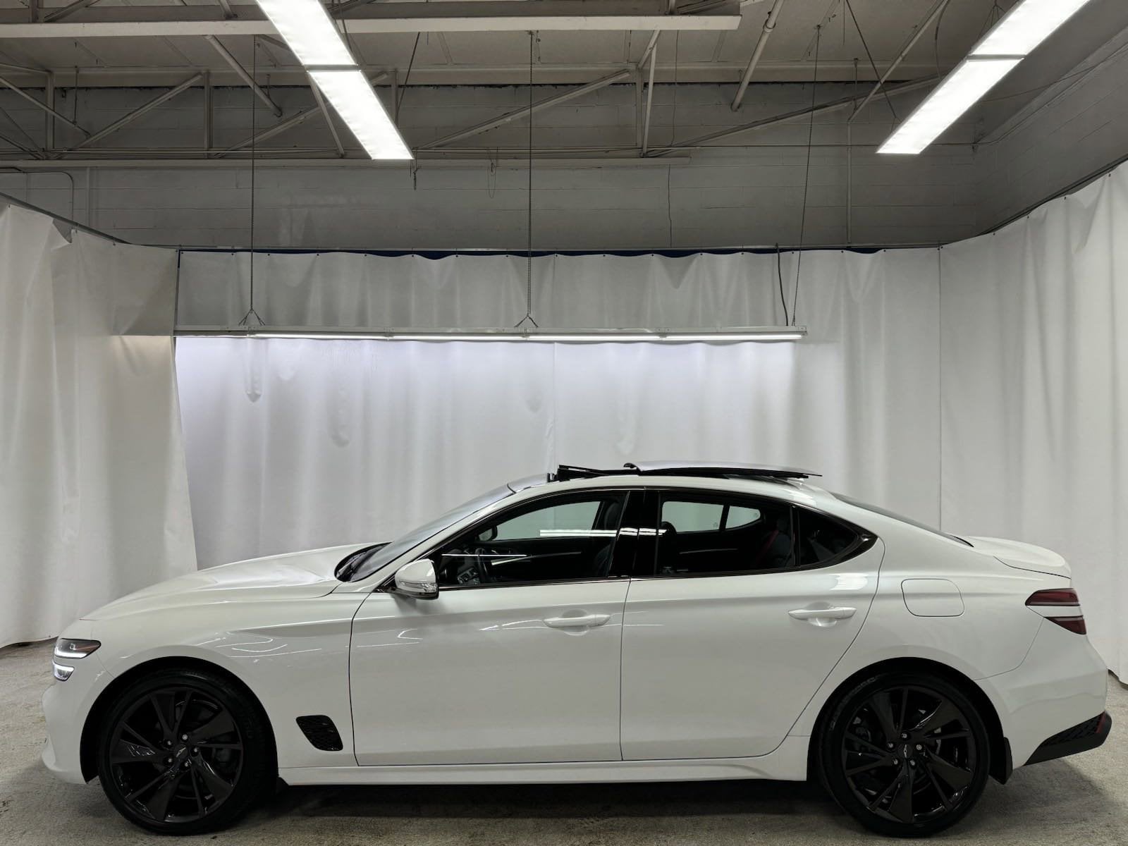 Certified 2023 GENESIS G70 Standard with VIN KMTG34TAXPU134097 for sale in Arlington, MA