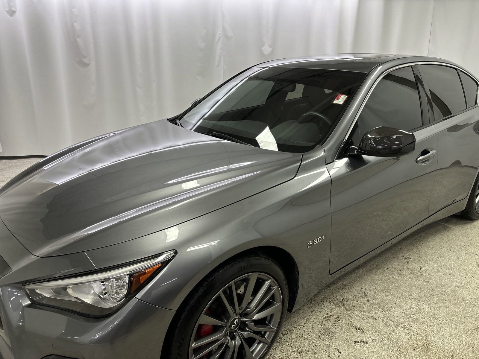 Used 2019 INFINITI Q50 RED SPORT with VIN JN1FV7AR8KM801162 for sale in Arlington, MA