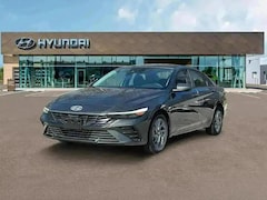 2025 Hyundai Elantra Hybrid Blue Sedan