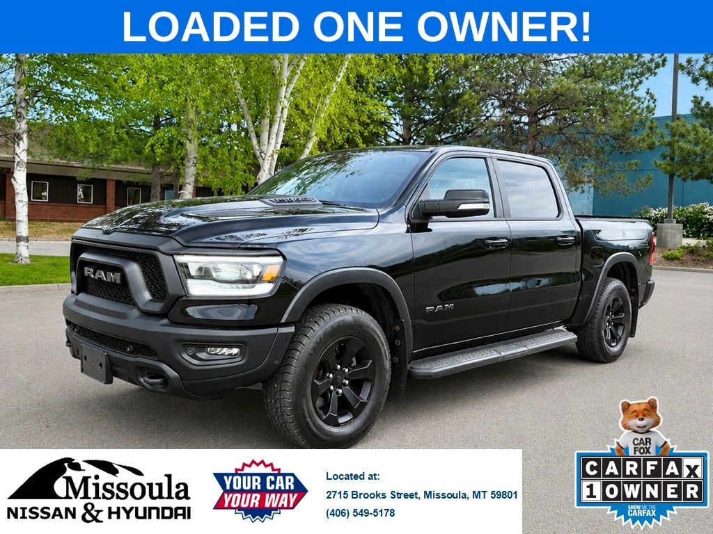 Used 2022 Ram 1500 Night Edition Rebel Crew Cab 4X4 Truck Crew Cab