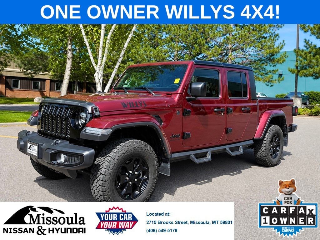 Used 2022 Jeep Gladiator Willys 4X4 Truck Crew Cab