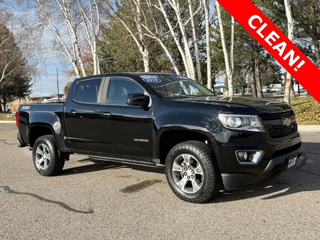Used 2018 Chevrolet Colorado Z71 Crew Cab 4X4 Truck Crew Cab