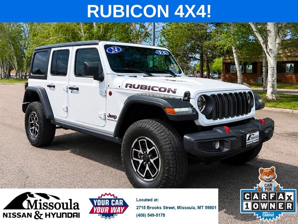 Used 2024 Jeep Wrangler Rubicon 4-Door 4X4 SUV