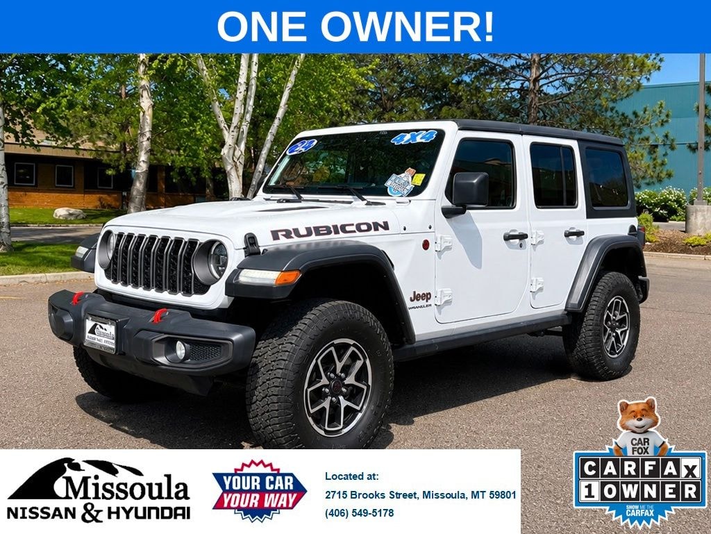 Used 2024 Jeep Wrangler Rubicon 4-Door 4X4 SUV