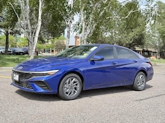 2025 Hyundai Elantra Hybrid Blue Sedan