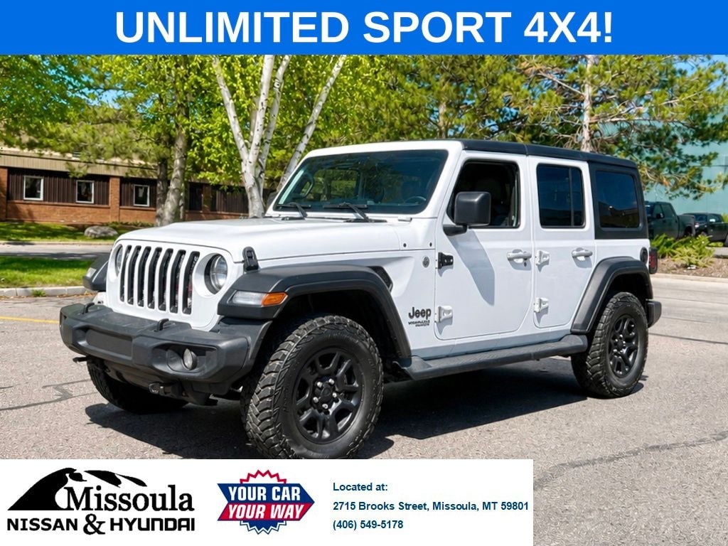 Used 2020 Jeep Wrangler Unlimited Sport S 4X4 SUV