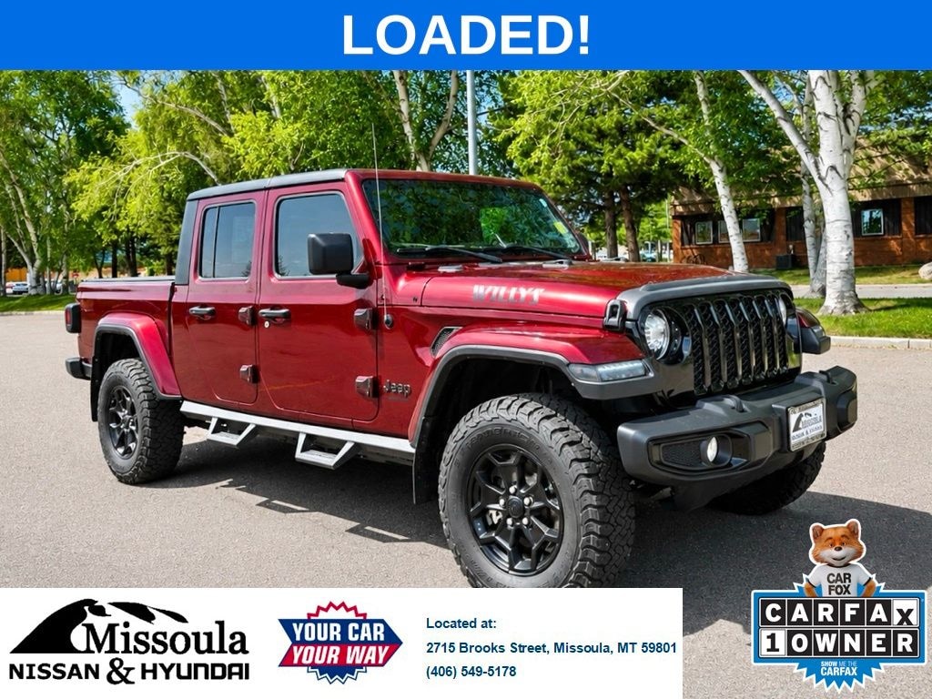 Used 2022 Jeep Gladiator Willys 4X4 Truck Crew Cab