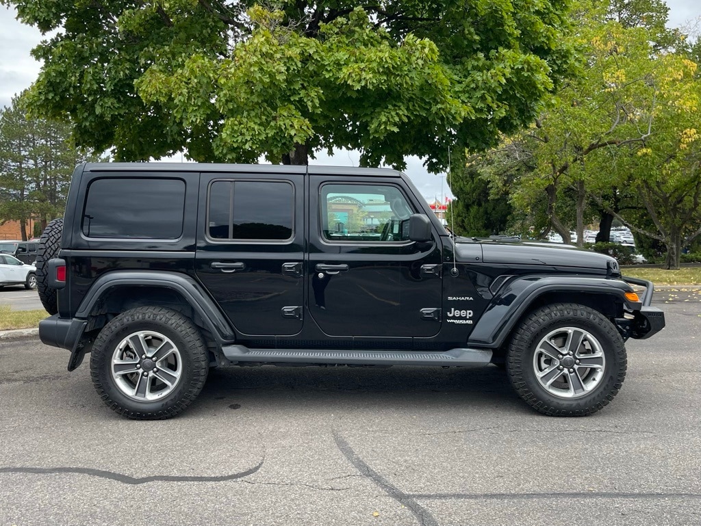 Used 2021 Jeep Wrangler Unlimited Sahara with VIN 1C4HJXEG3MW823507 for sale in Missoula, MT