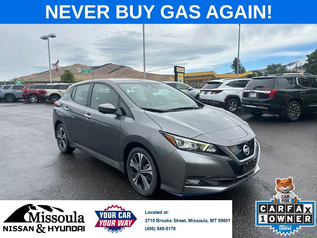 Used 2021 Nissan Leaf SL Plus with VIN 1N4BZ1DV0MC555356 for sale in Missoula, MT