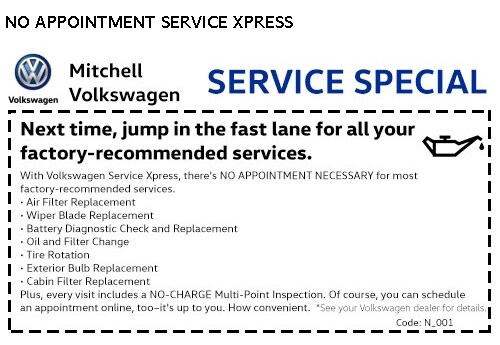 Cupones de servicio Volkswagen Canton CT service xpress Cupones de servicio Volkswagen Canton CT