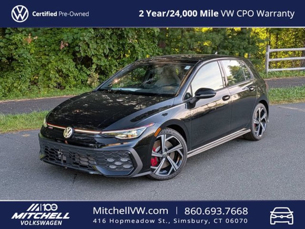 Certified 2025 Volkswagen Golf GTI 2.0T SE Hatchback