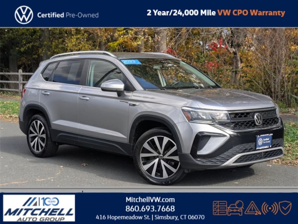 Certified 2022 Volkswagen Taos 1.5T SE SUV