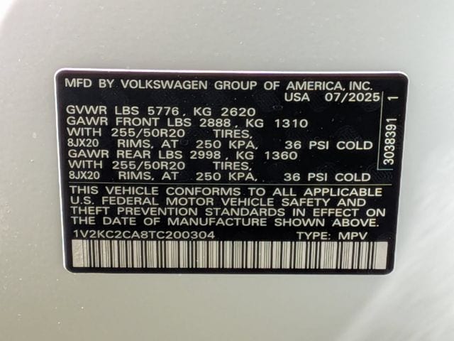 2026 Volkswagen Atlas Cross Sport SE w/Tech - Photo 22