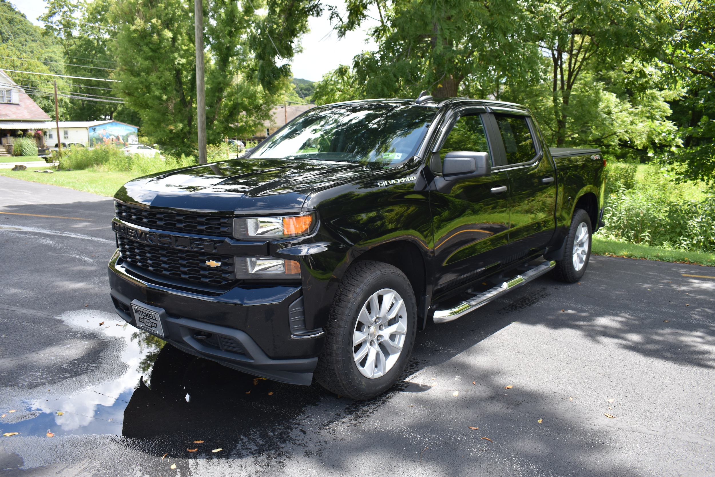 Black 2021 Chevrolet Silverado 1500 Pickup Truck Four-Wheel Drive Automatic