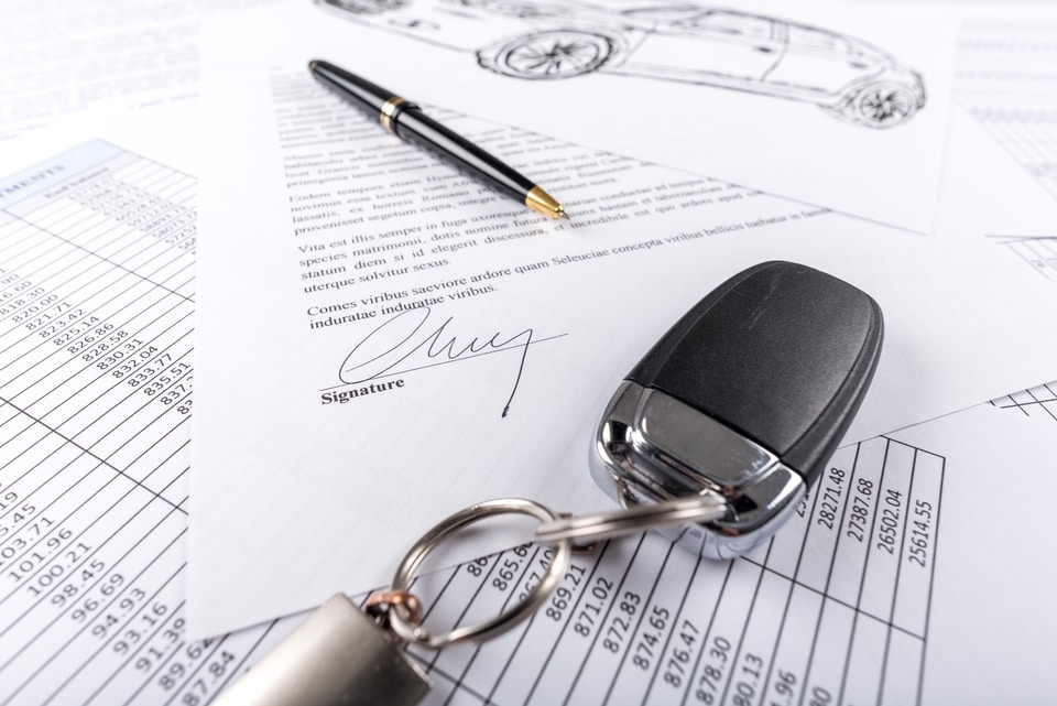 Signing finance documents