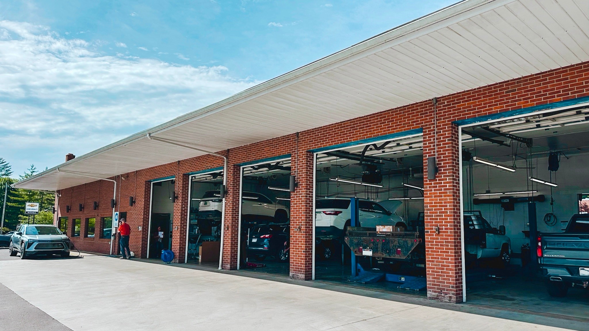  Mitchell Chevrolet Service Center Bays
