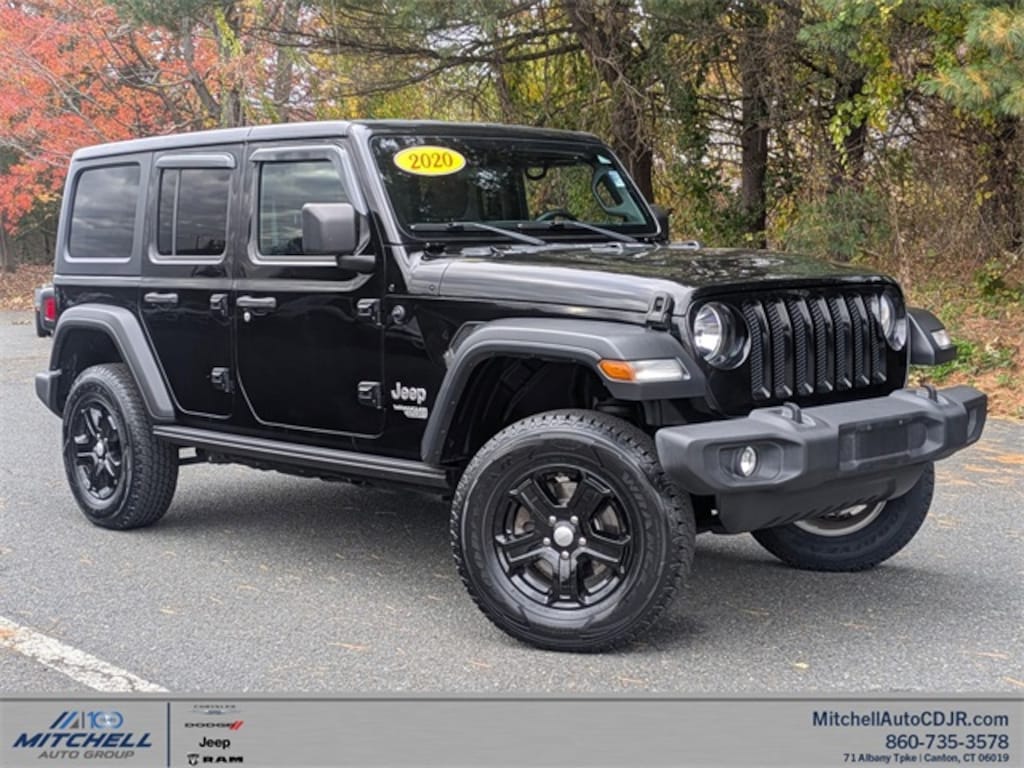 Certified 2020 Jeep Wrangler Unlimited Sport S SUV