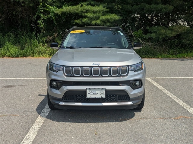 Certified 2022 Jeep Compass Limited with VIN 3C4NJDCB1NT102053 for sale in Canton, CT