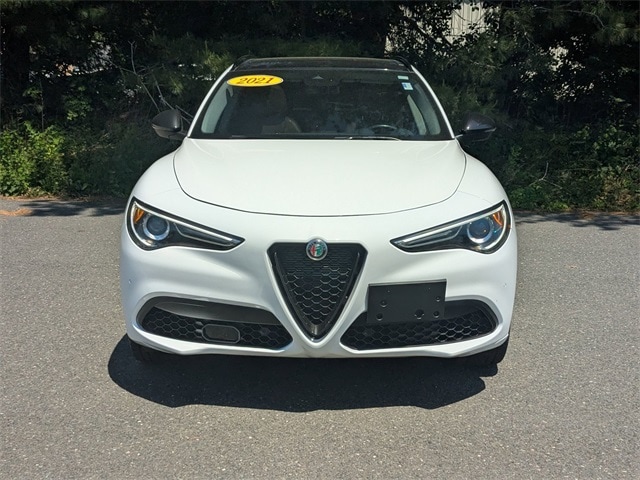 Used 2021 Alfa Romeo Stelvio Ti with VIN ZASPAKBN6M7D17107 for sale in Canton, CT