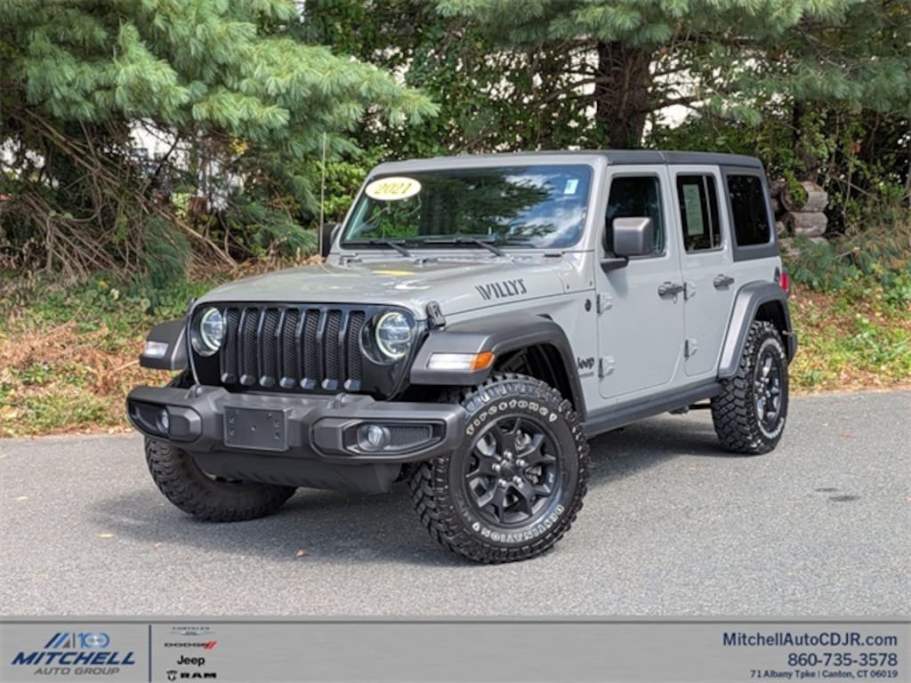 Used 2021 Jeep Wrangler Unlimited Willys SUV