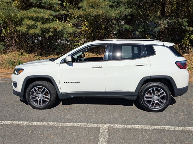 Certified 2018 Jeep Compass Latitude with VIN 3C4NJDBB5JT366520 for sale in Canton, CT